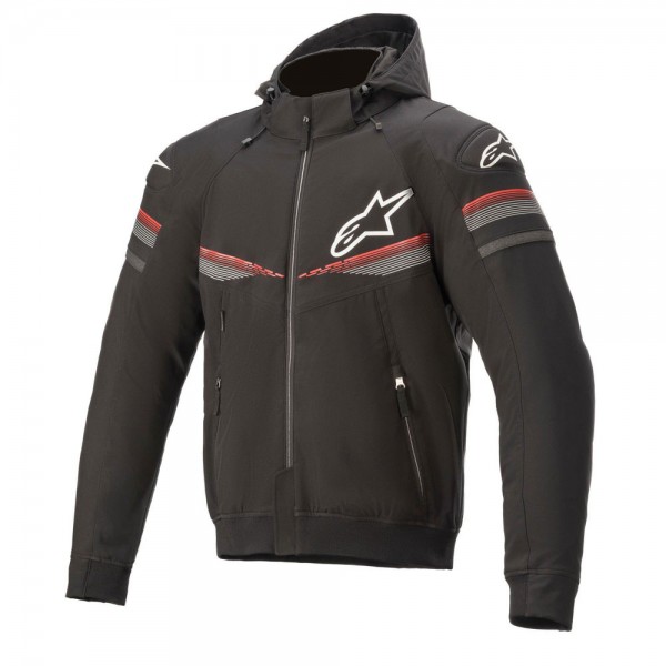 Alpinestars Sektor V2 Tech hoodie Black Red Jacket